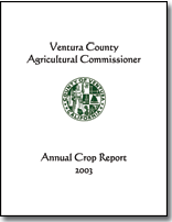 2003 Crop & Livestock Report