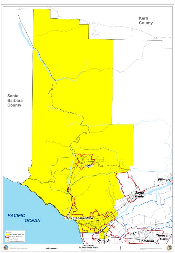 ventura county assessor map District 1 Map Ventura County ventura county assessor map