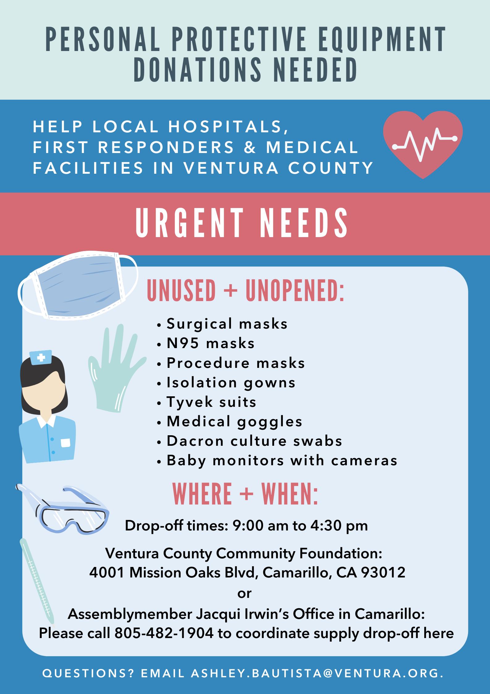 Personal Protective Equipment Donations Needed